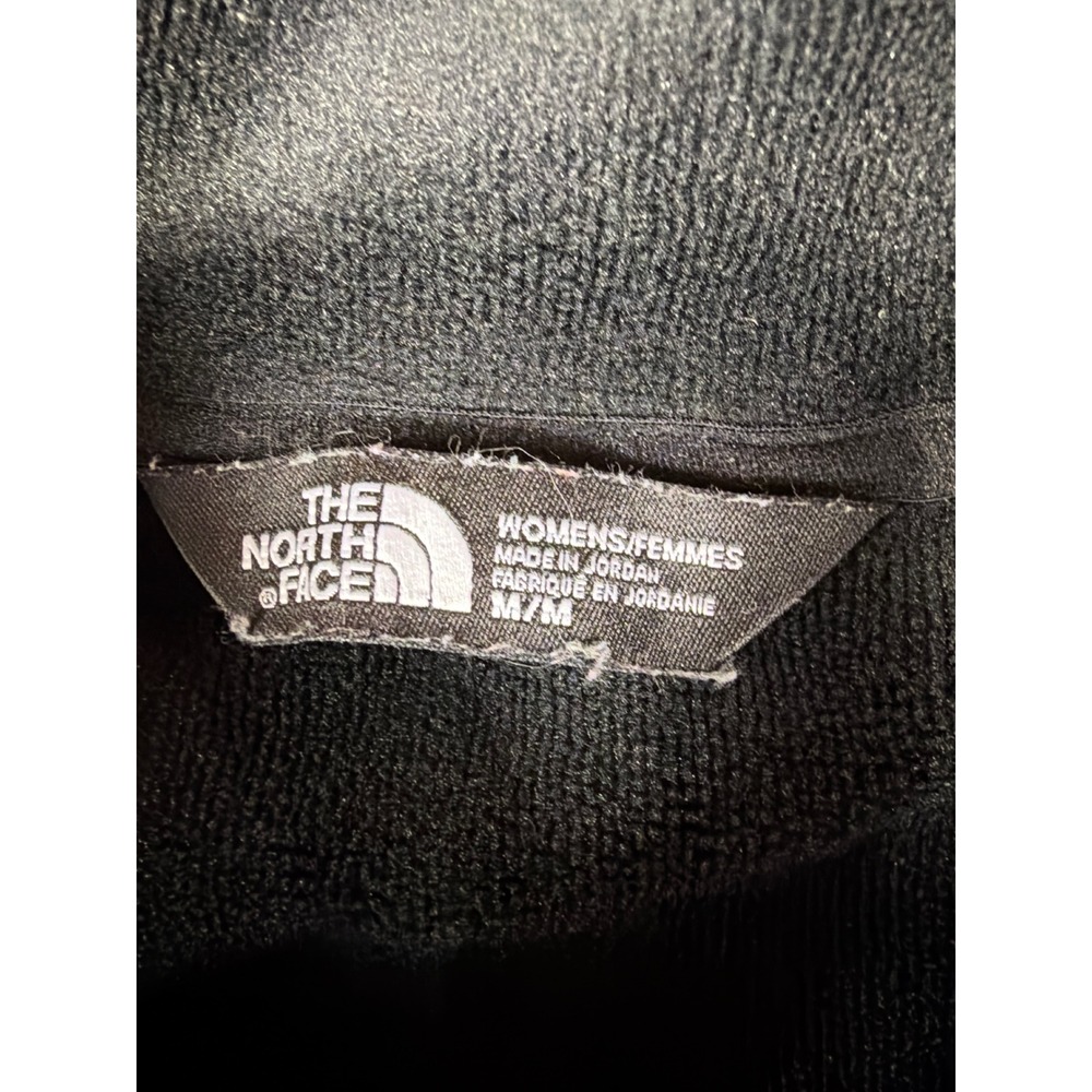 The North Face Jacket Womens Medium Black Pink Logo Breast Cancer Awareness Zip - Picture 5 of 10